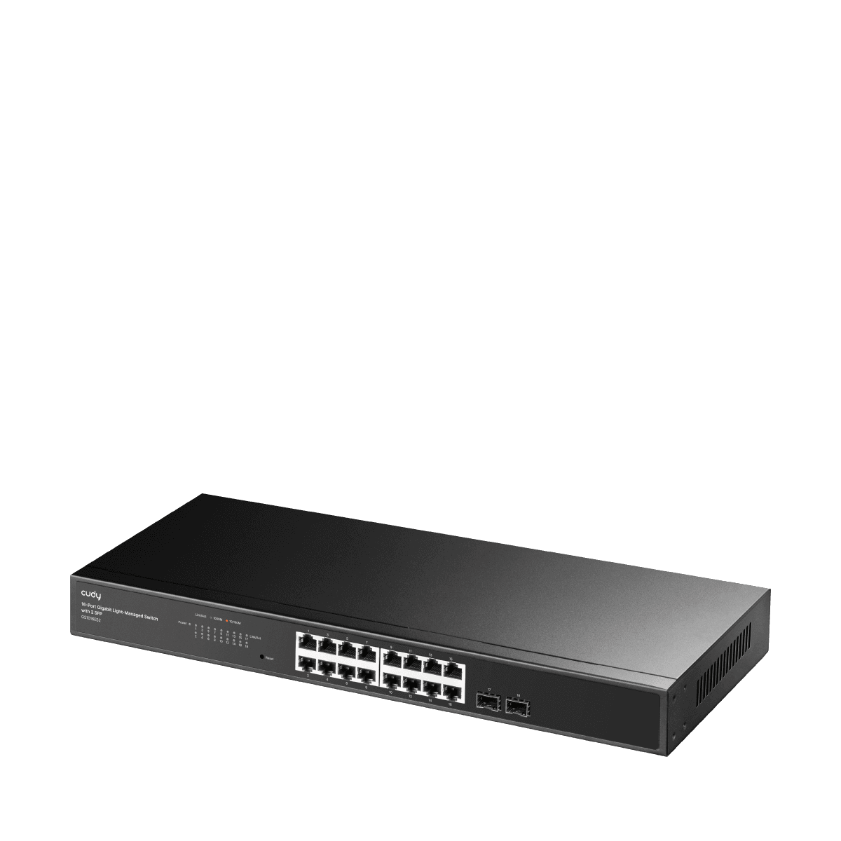 Cudy GS1016ES2 - 16 Port Gigabit Light Managed Switch 2 SFP — 2