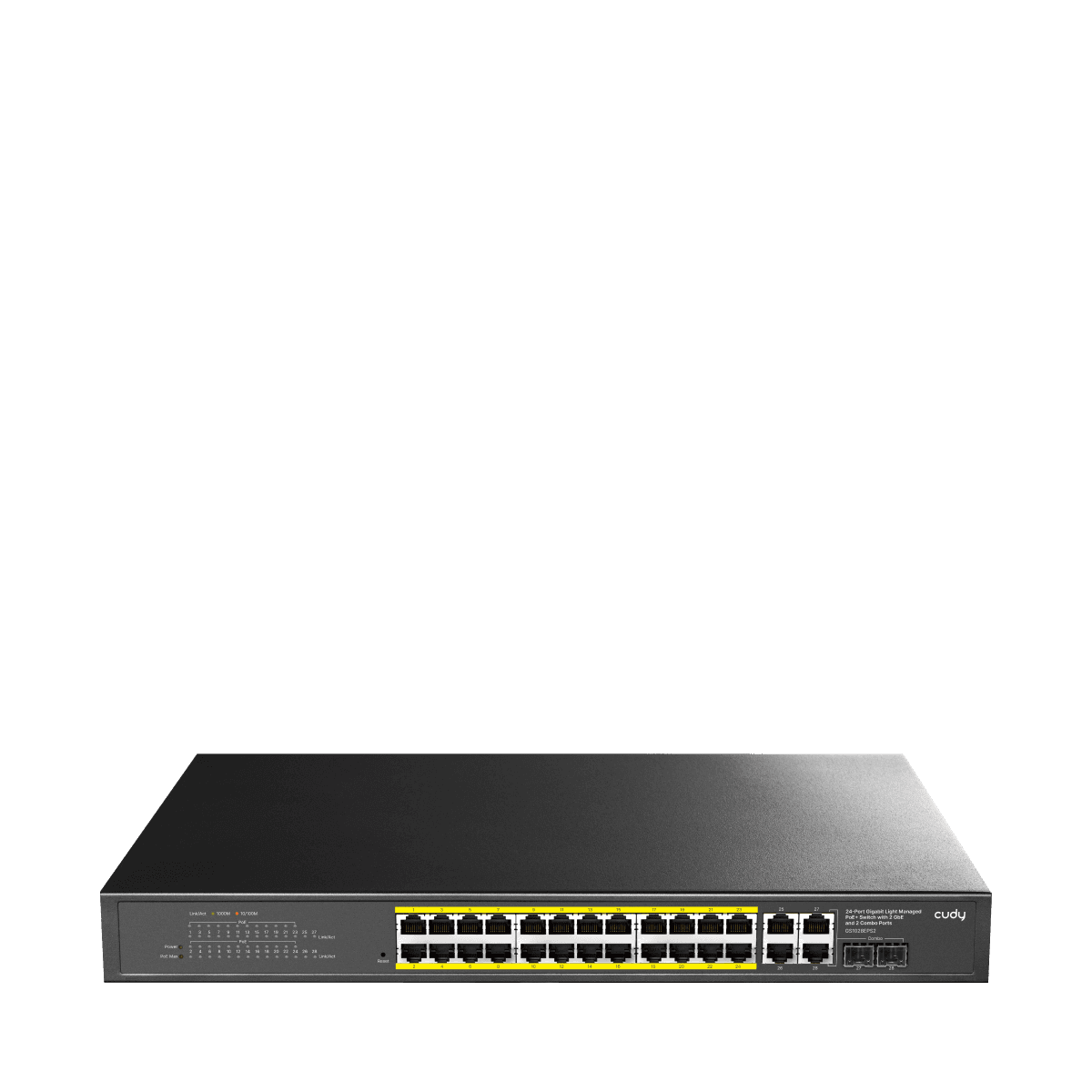Cudy GS1028EPS2 - 24 Port Gigabit PoE+ Switch 300W — 1