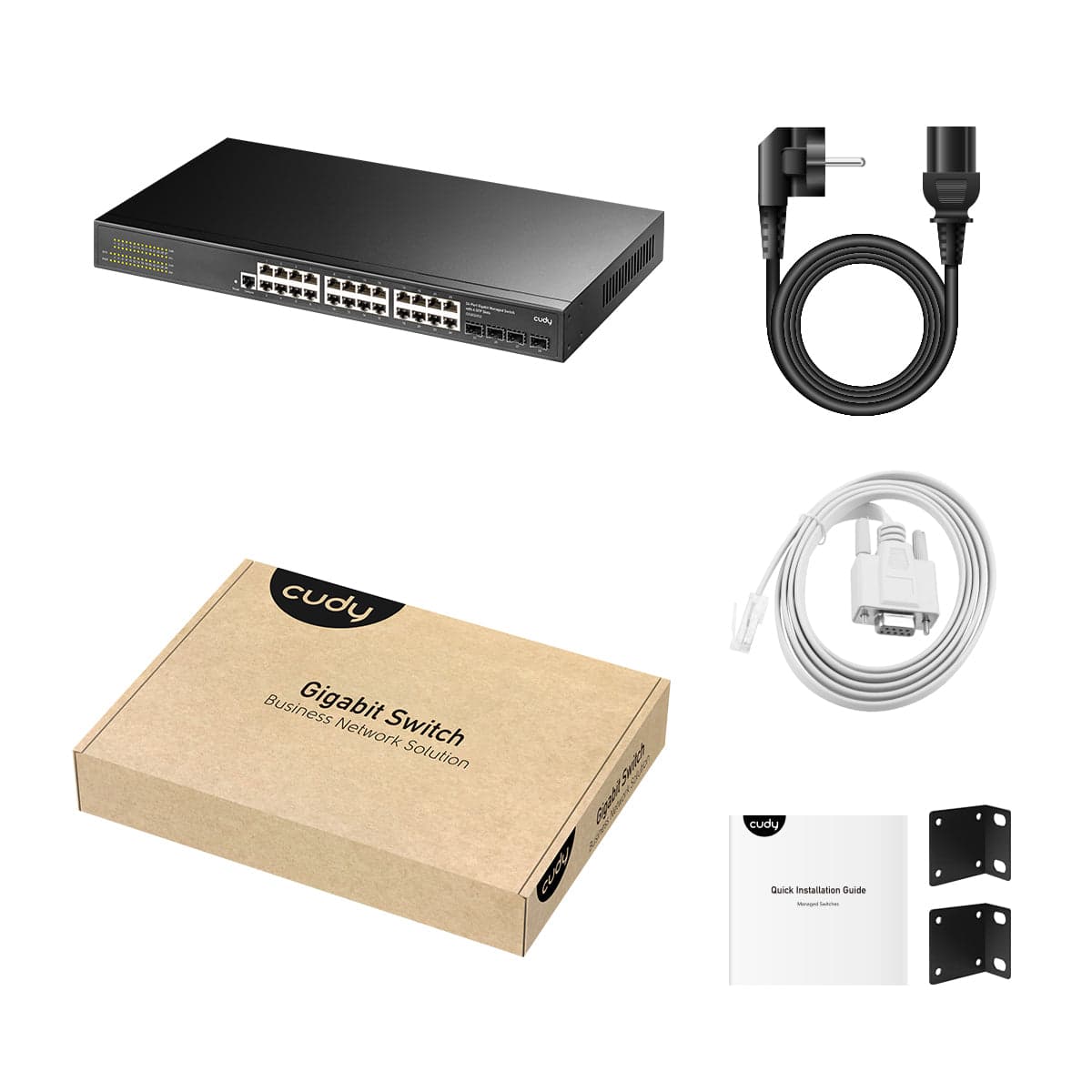 Cudy GS2024S2 - 24 Port Gigabit Yönetilebilir Switch — 4