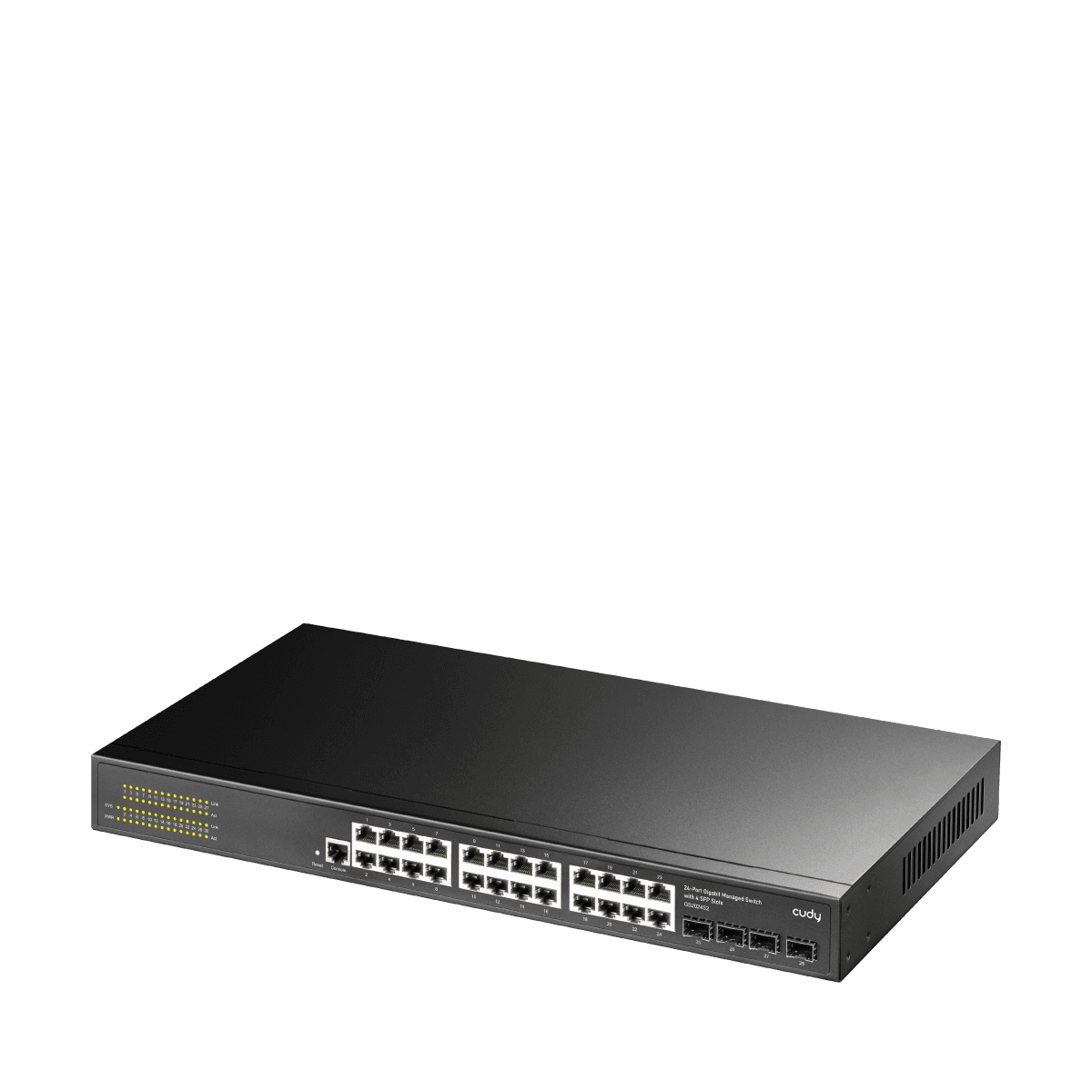 Cudy GS2024S2 - 24 Port Gigabit Yönetilebilir Switch — 2
