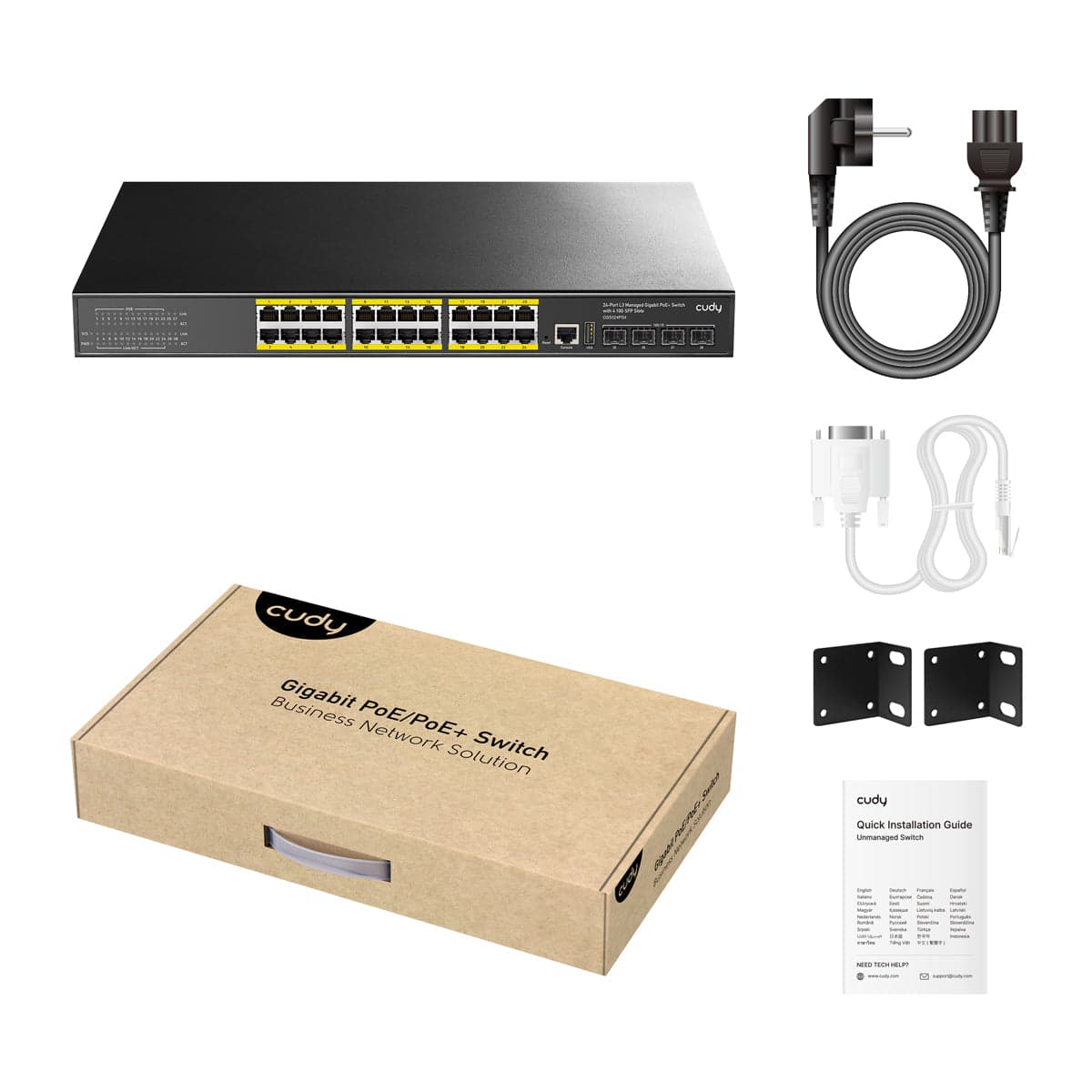 Cudy GS5024S4 - 24 Port Gigabit Layer 3 Yönetilebilir Switch — 3