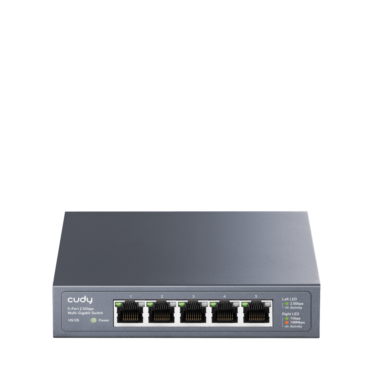 Cudy HS105 - 5-Port 2.5G Metal Switch — 1