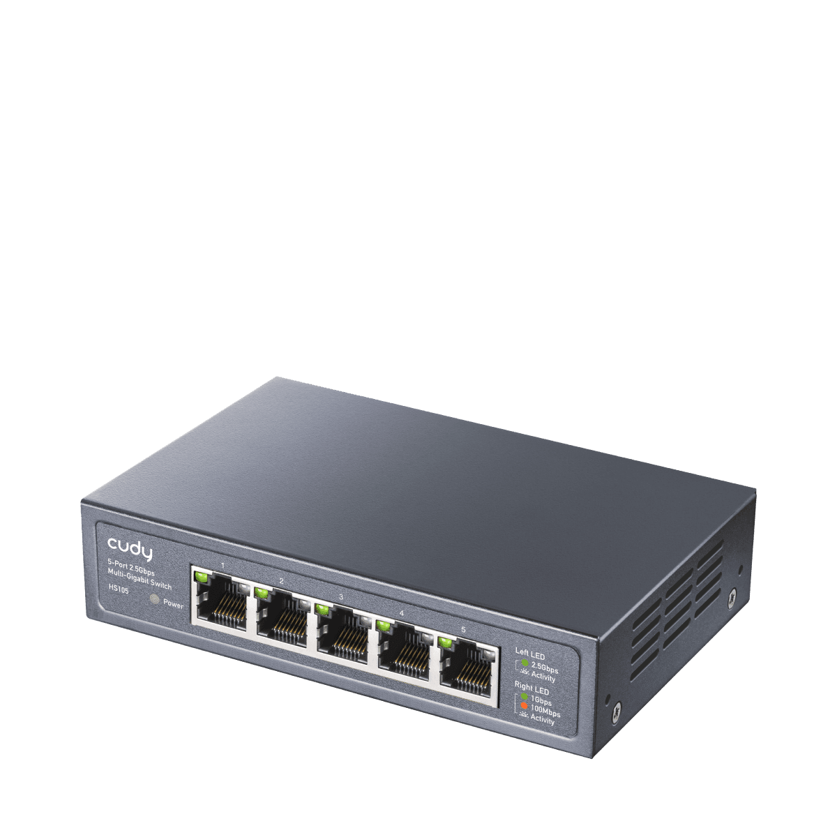 Cudy HS105 - 5-Port 2.5G Metal Switch — 2