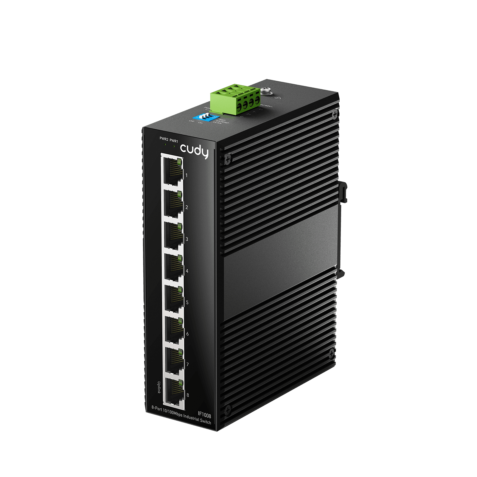 Cudy IF1008 8-Port 10/100M Endüstriyel Switch