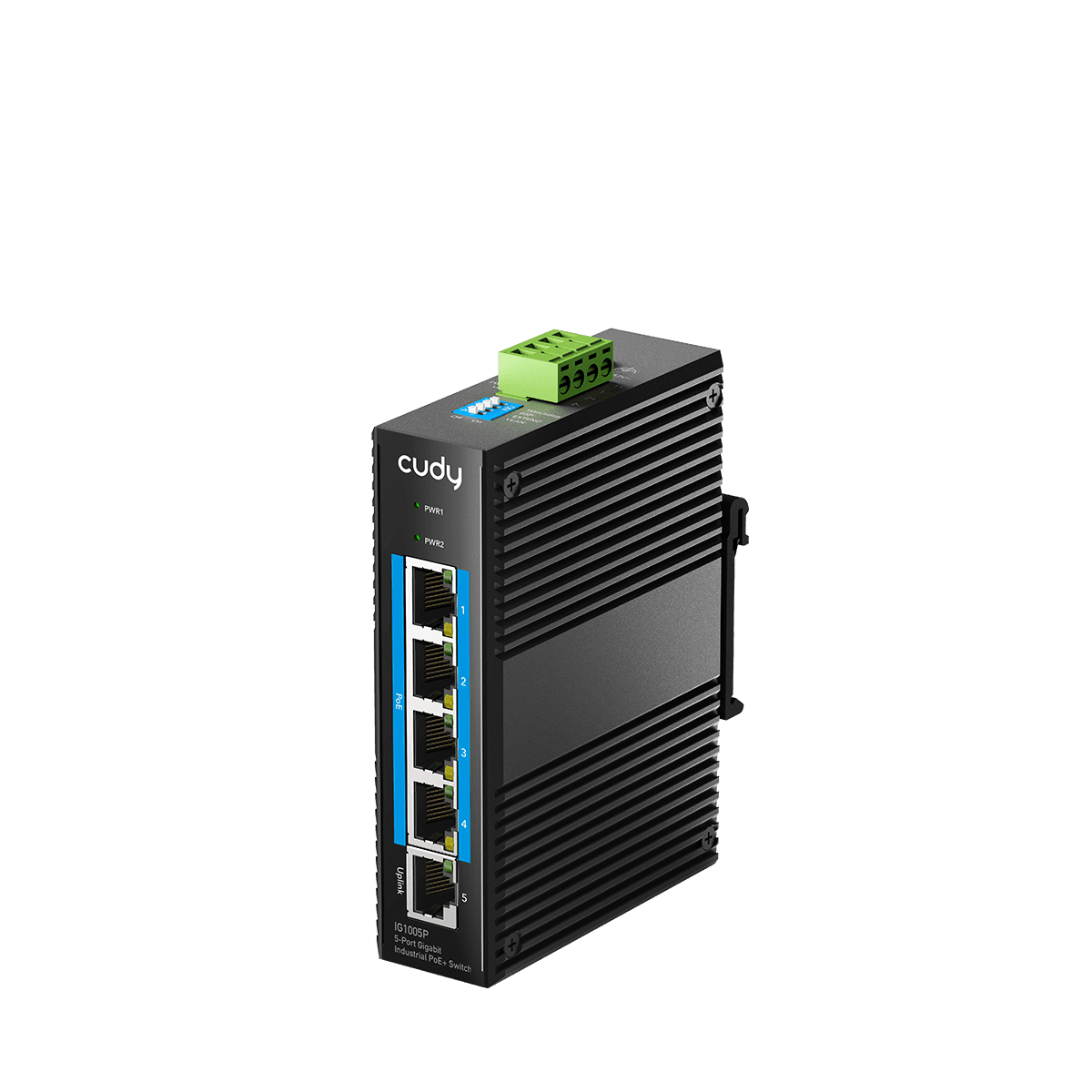 Cudy IG1005P - 5 Port Gigabit Endüstriyel PoE+ Switch