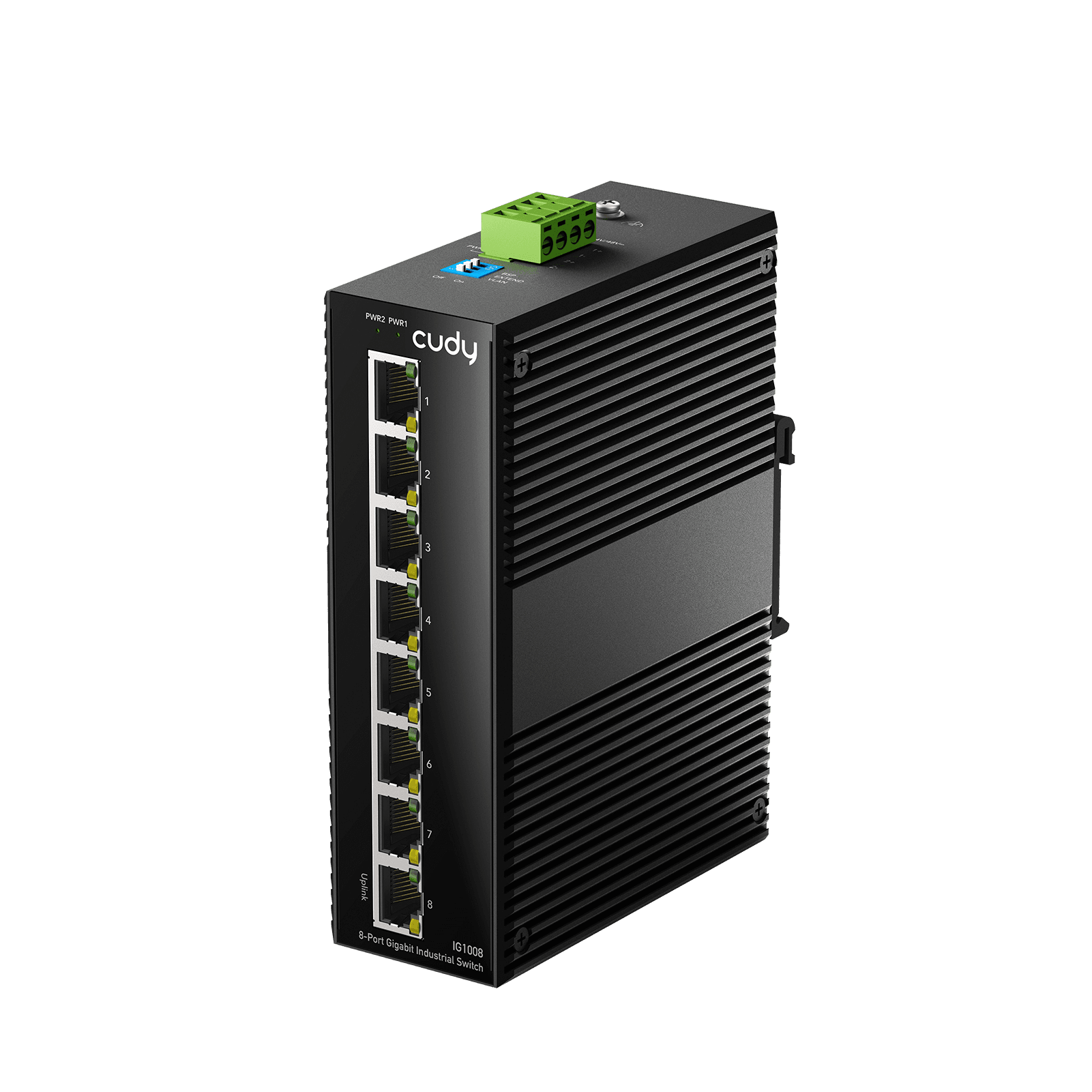 Cudy IG1008 - 8-Port Gigabit Industrial Unmanaged Switch — 1