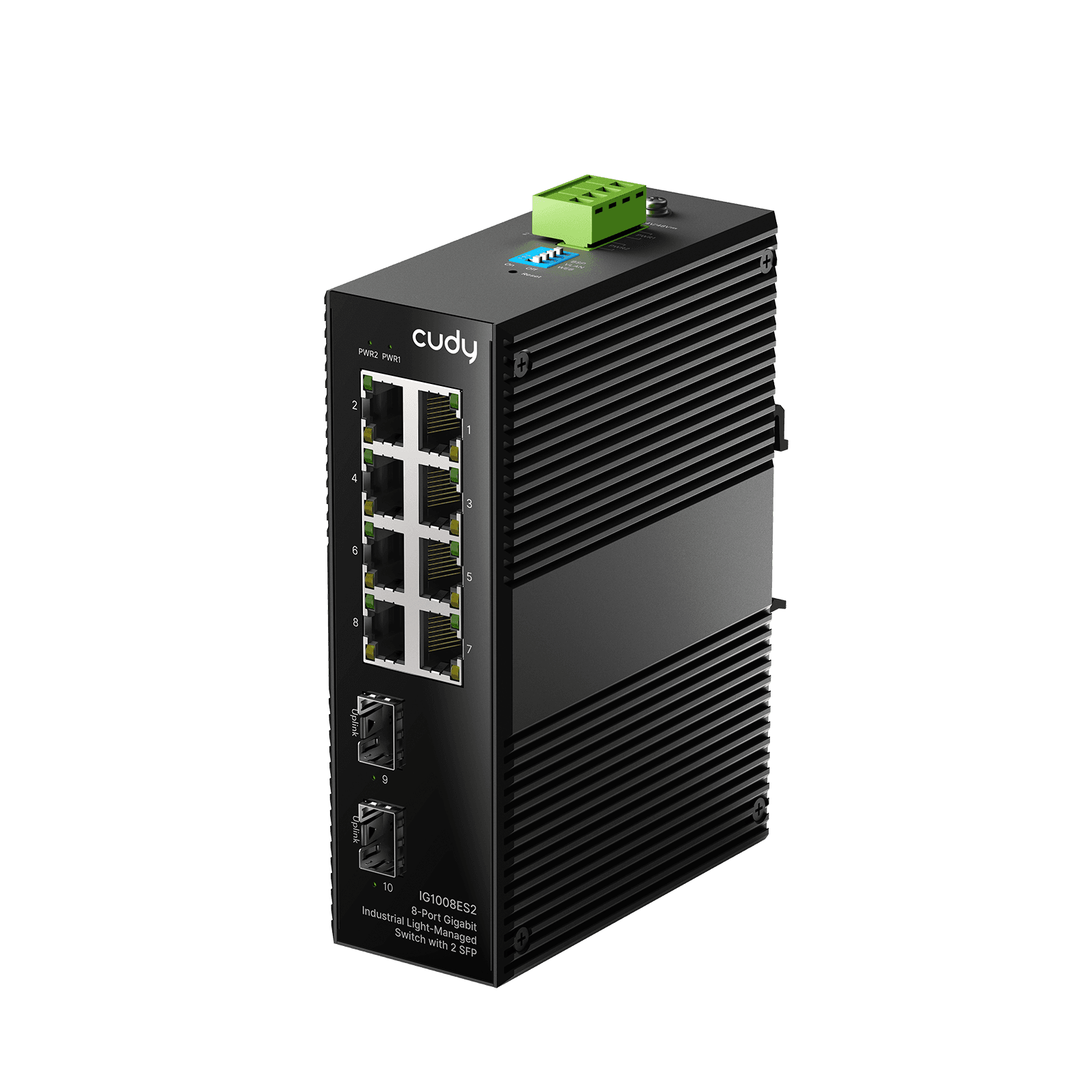 Cudy IG1008ES2 - 8 Port Gigabit Endüstriyel Light Managed Switch