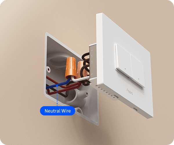 AQARA WS-K12D Light Switch H2 Horizontal (2 Tuş, 1 Kanal) — 2