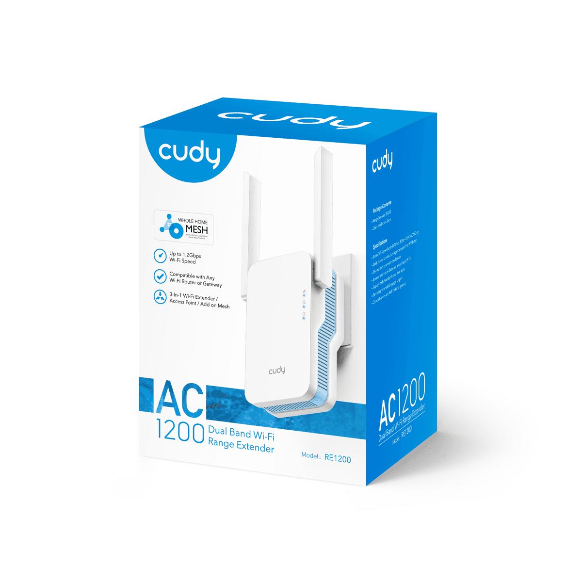 Cudy RE1200 AC1200 Wi-Fi Mesh Range Extender — 5