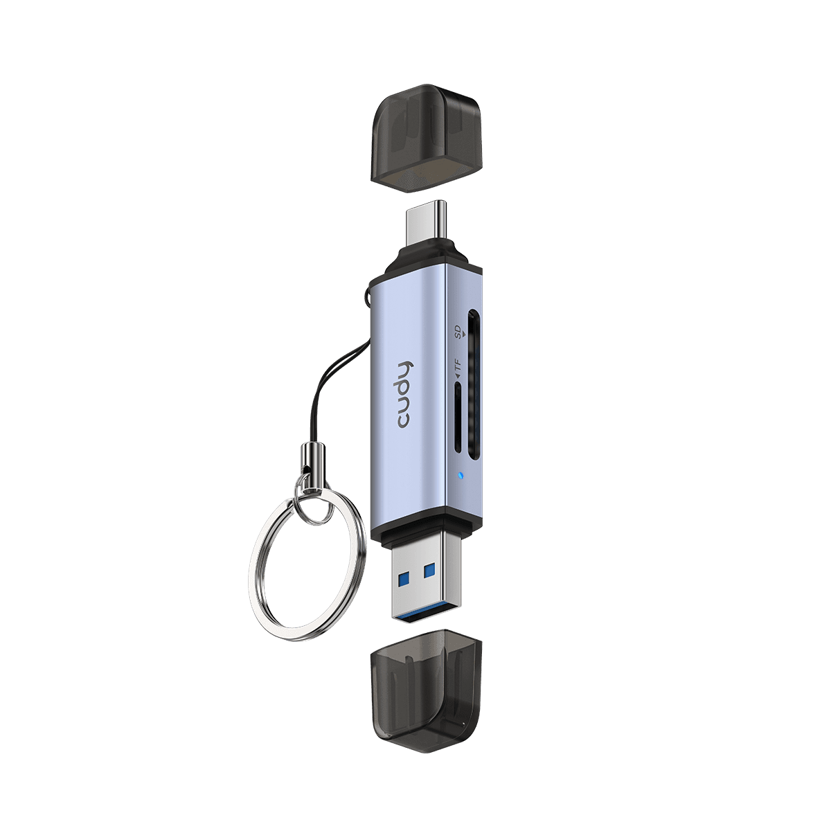 Cudy UH200 2'si 1 Arada USB 3.0 SD/TF Kart Okuyucu — 3