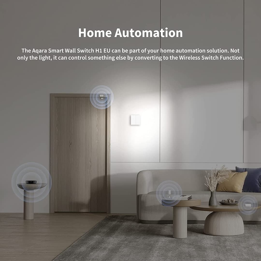 AQARA Smart Wall Switch H1 (With Neutral, Single Rocker) WS-EUK03 — 5