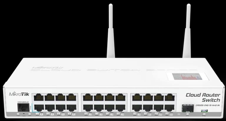 MikroTik CRS125-24G-1S-2HnD-IN 24 Port Gigabit Smart Switch