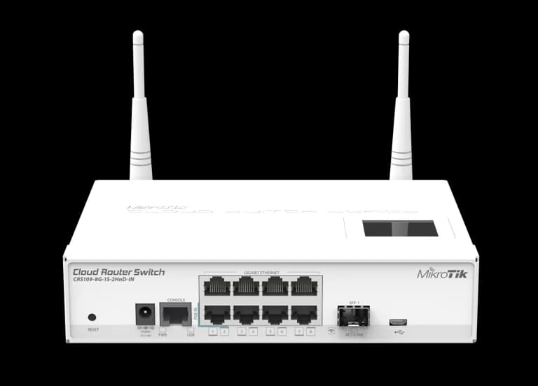 MikroTik CRS109-8G-1S-2HnD-IN Cloud Router Switch — 1