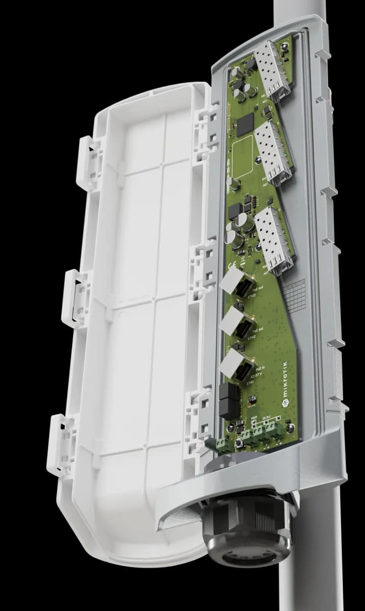 MikroTik CSS606-1G-2Gi-3S+OUT Outdoor Managed Switch — 2