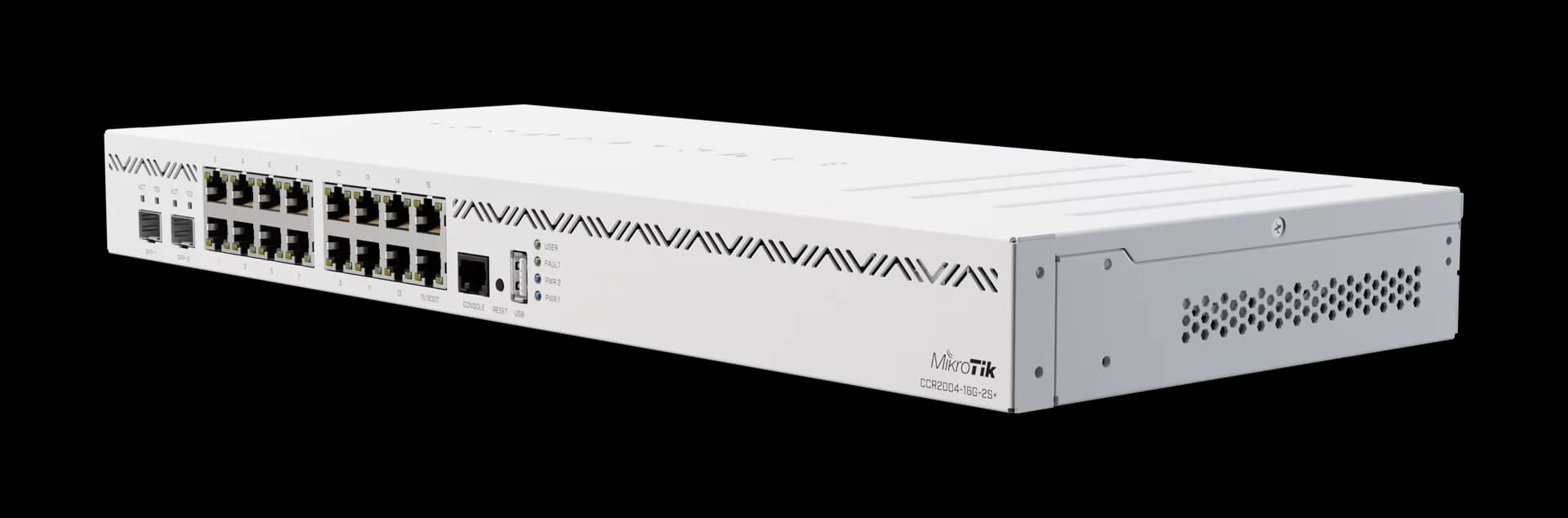 MikroTik CCR2004-16G-2S+ 1U Rack Router — 2