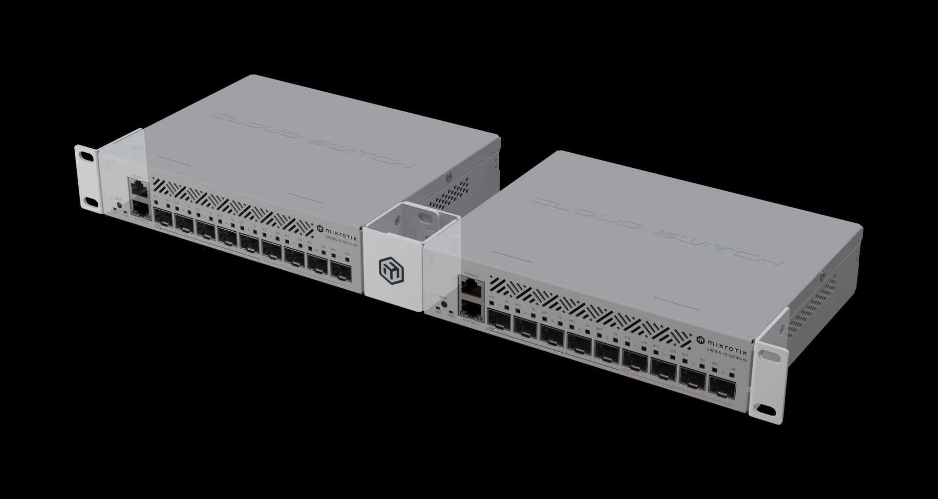 MikroTik RMK-2/10 1U Çift veya 10 inç Raf Montaj Kiti — 2
