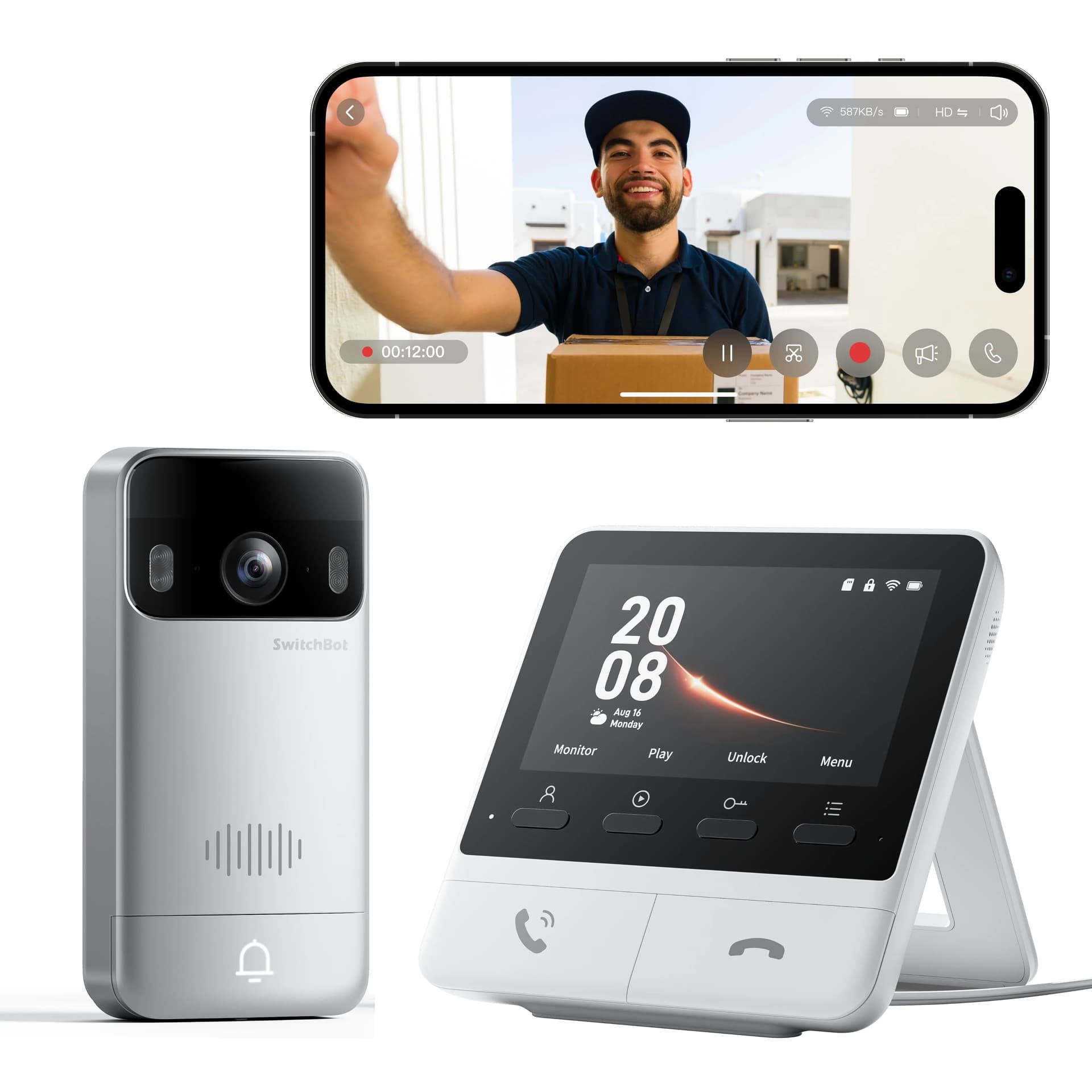 SwitchBot Video Doorbell (W6702001 / W6802000) — 1