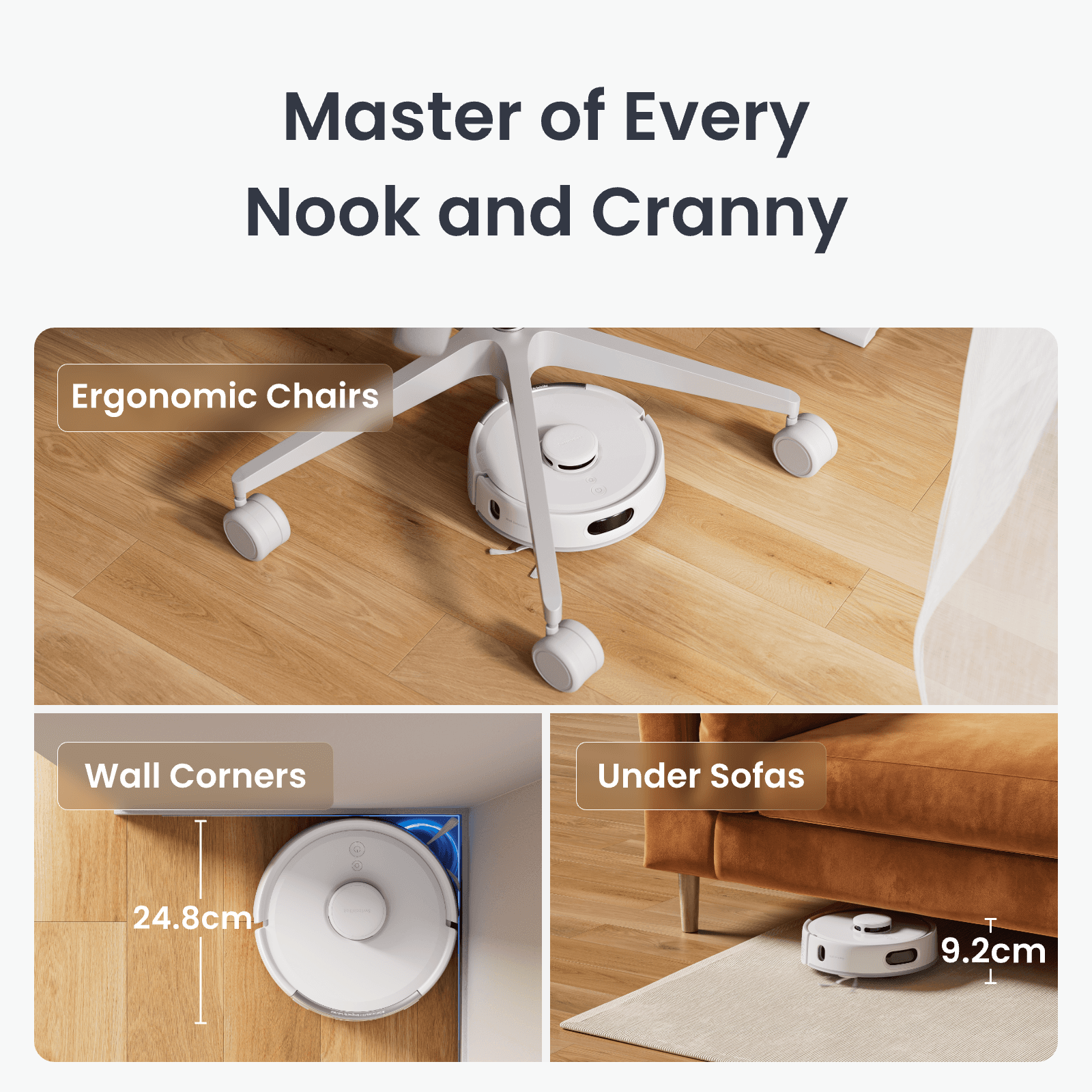 SwitchBot K11+ Mini Robot Vacuum (W3003100) — 2