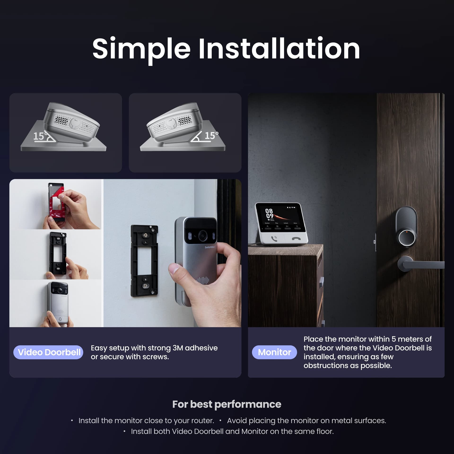 SwitchBot Video Doorbell (W6702001 / W6802000) — 7