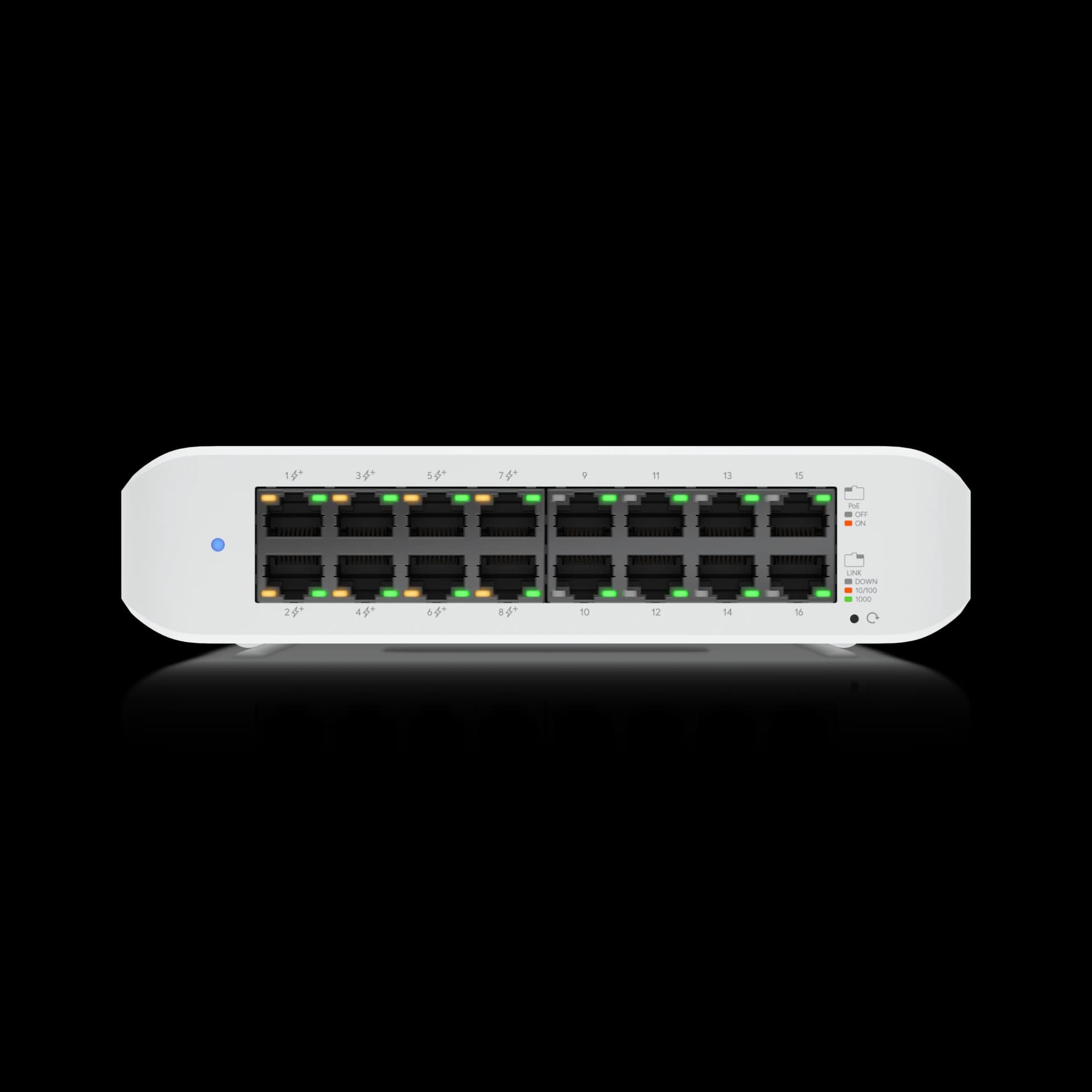 Ubiquiti USW-Lite-16-PoE 16-Port Gigabit PoE+ Switch — 6