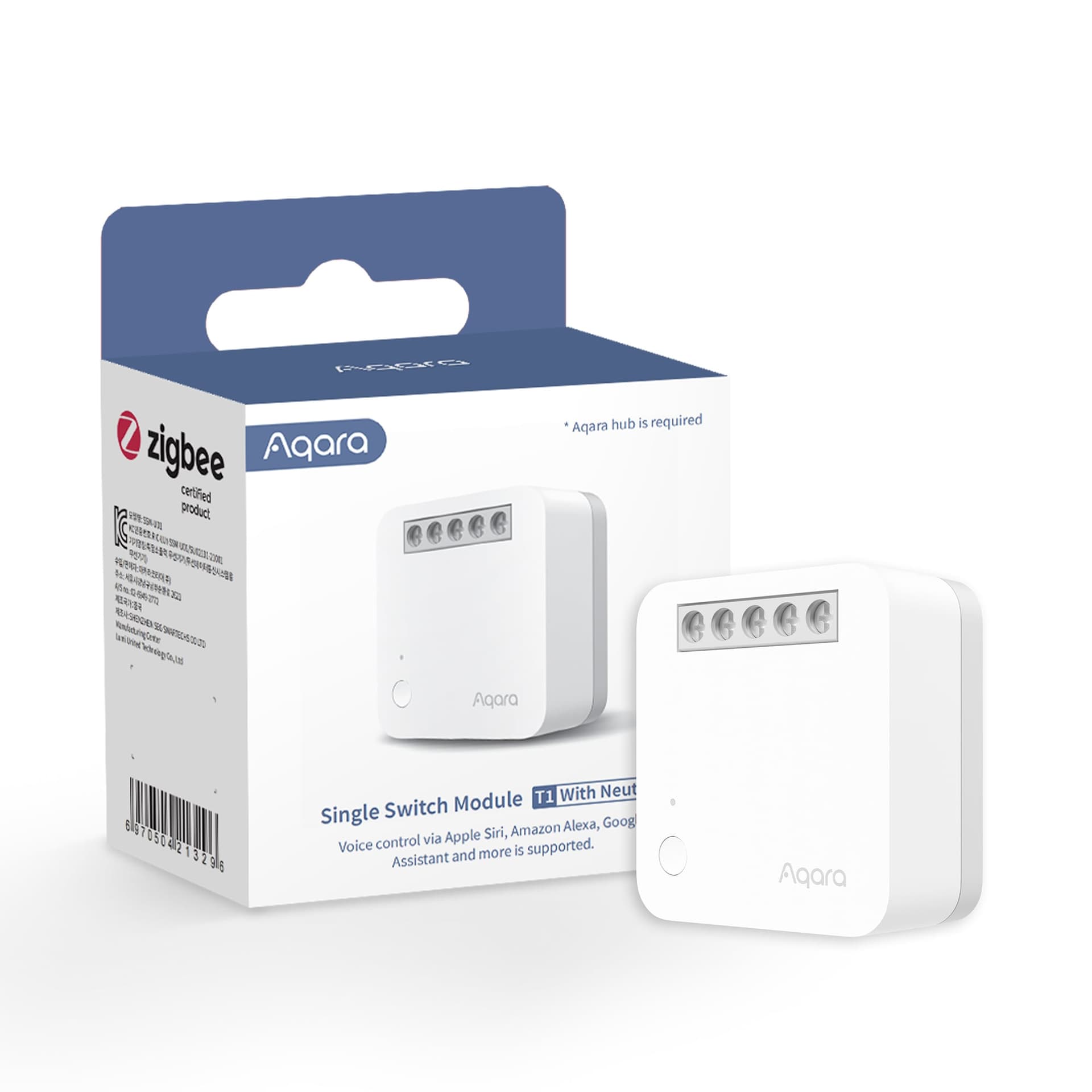 Aqara Single Switch Module T1 (With Neutral) Smart Relay