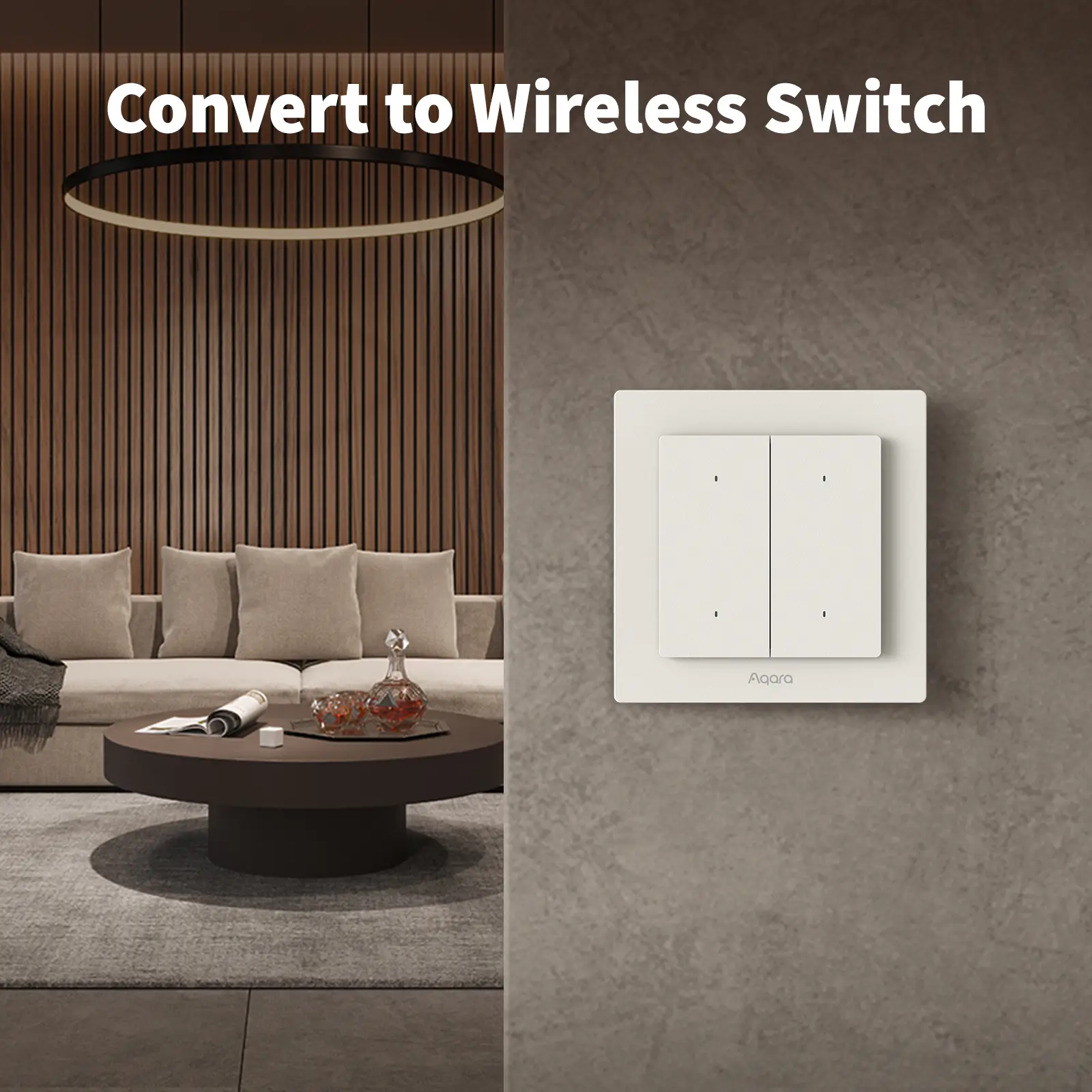 Aqara Light Switch H2 EU WS-K08D 4 Tuş 2 Kanal Akıllı Duvar Anahtarı — 3