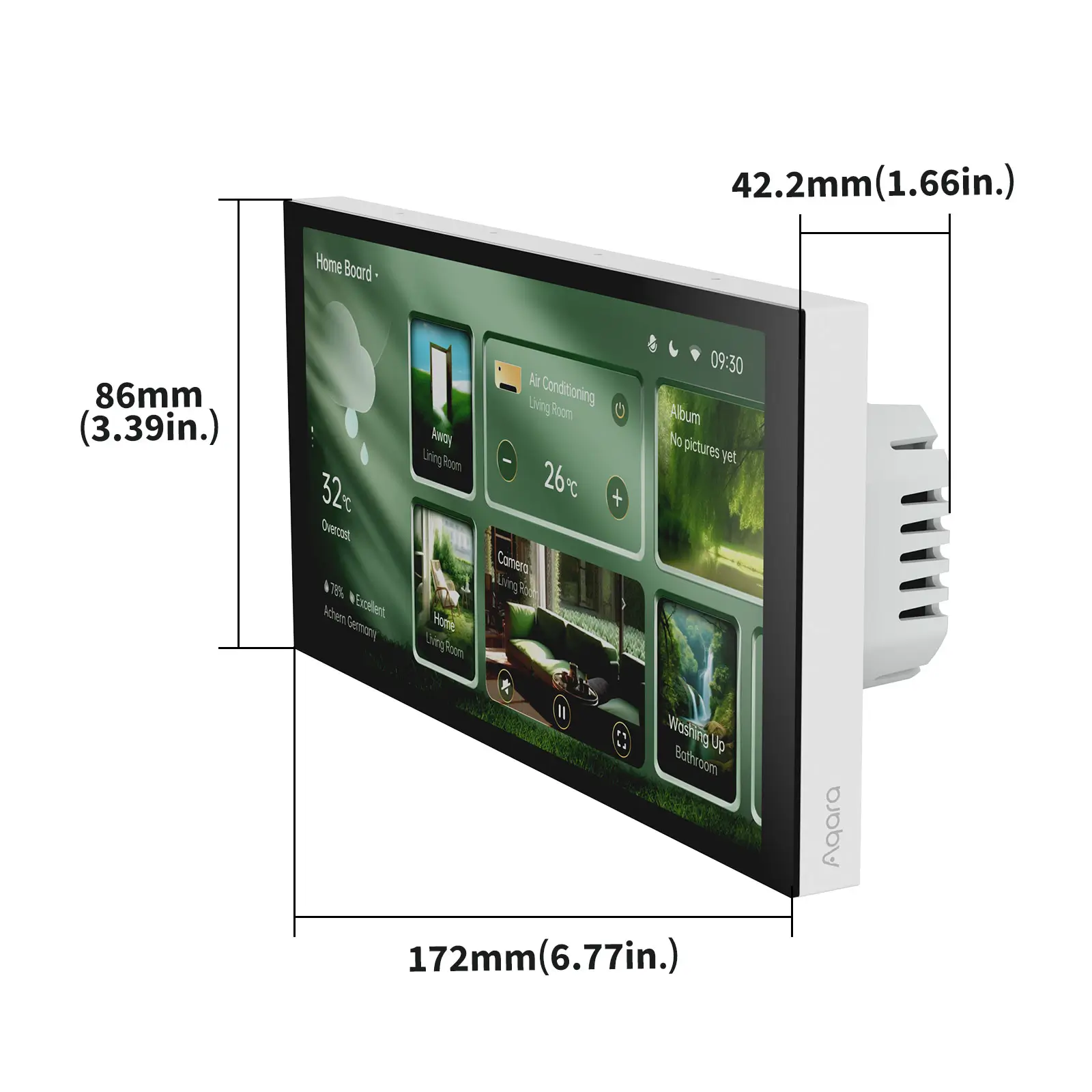 AQARA MP-K03D Panel Hub S1 Plus EU 6.9" Touchscreen — 5