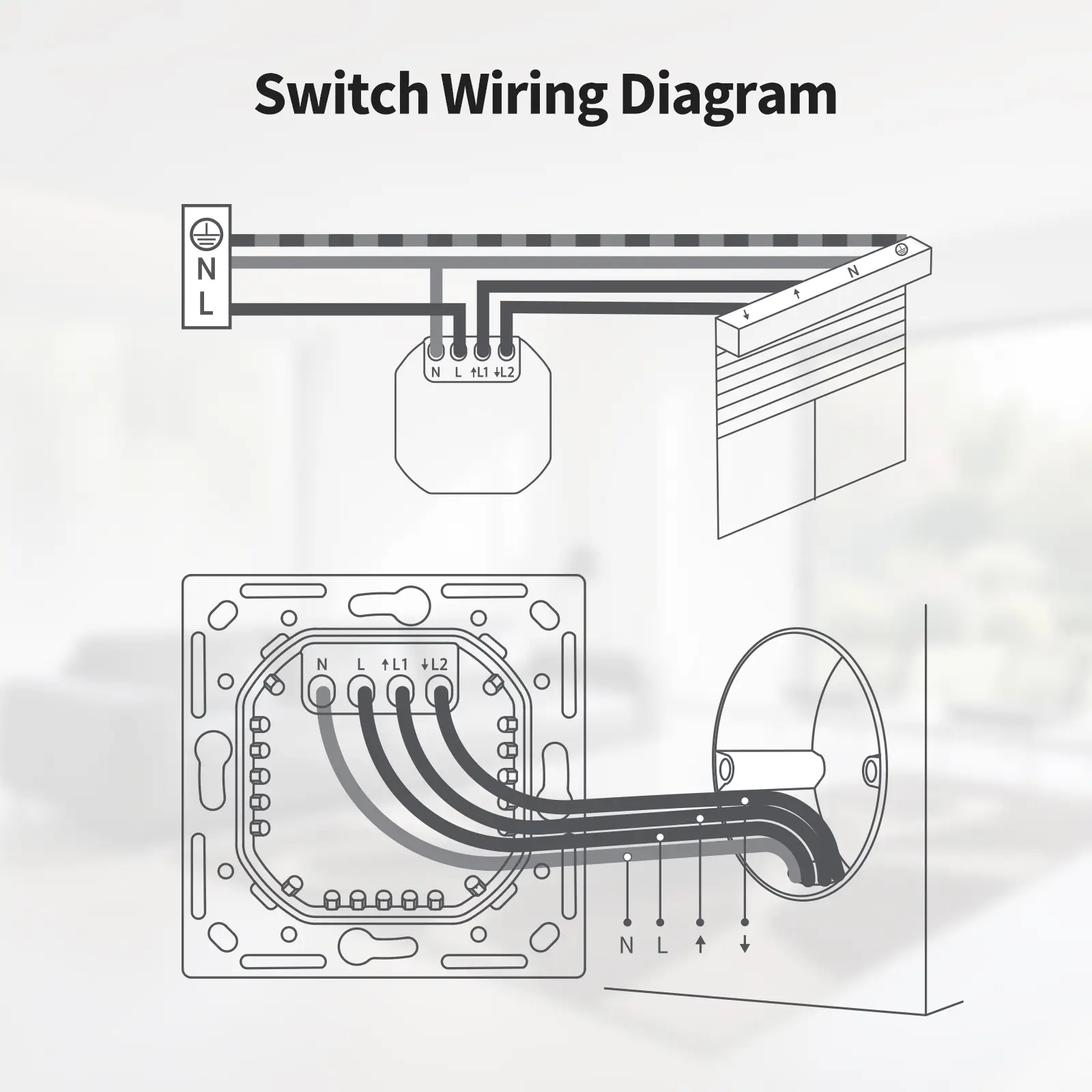 Aqara Shutter Switch H2 EU (DS-K02D) Smart Curtain Switch — 3