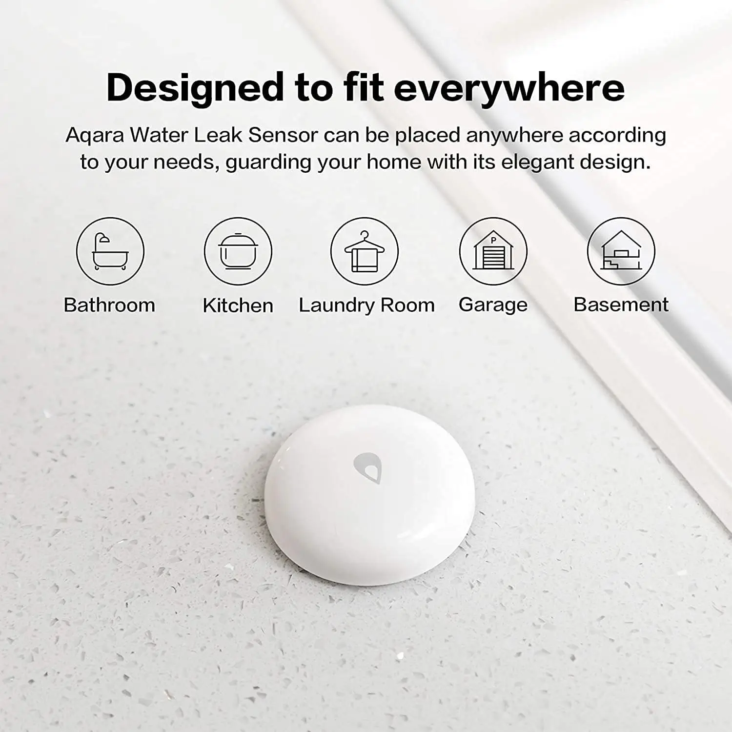 Aqara Water Leak Sensor T1 (WL-S02D) - Zigbee 3.0 Su Kaçağı Sensörü — 2