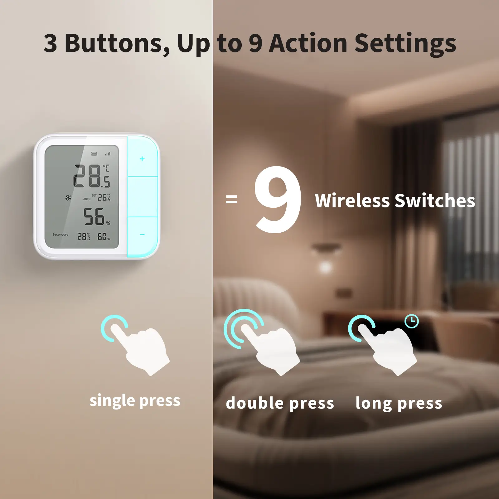 AQARA Climate Sensor W100 TH-S04D Sıcaklık ve Nem Sensörü — 2