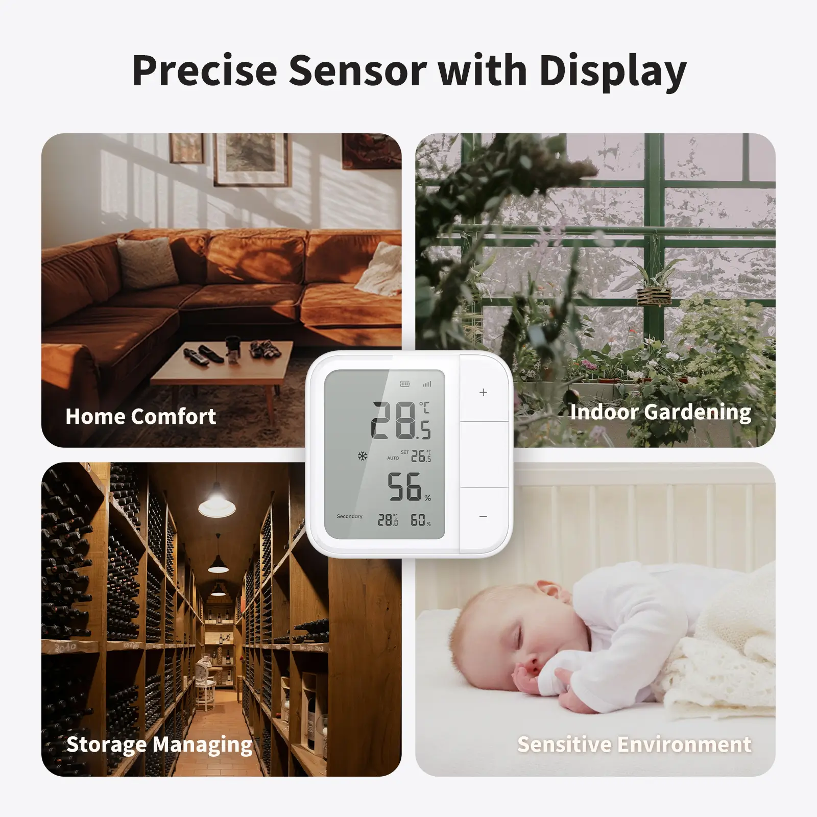 AQARA Climate Sensor W100 TH-S04D Sıcaklık ve Nem Sensörü — 3