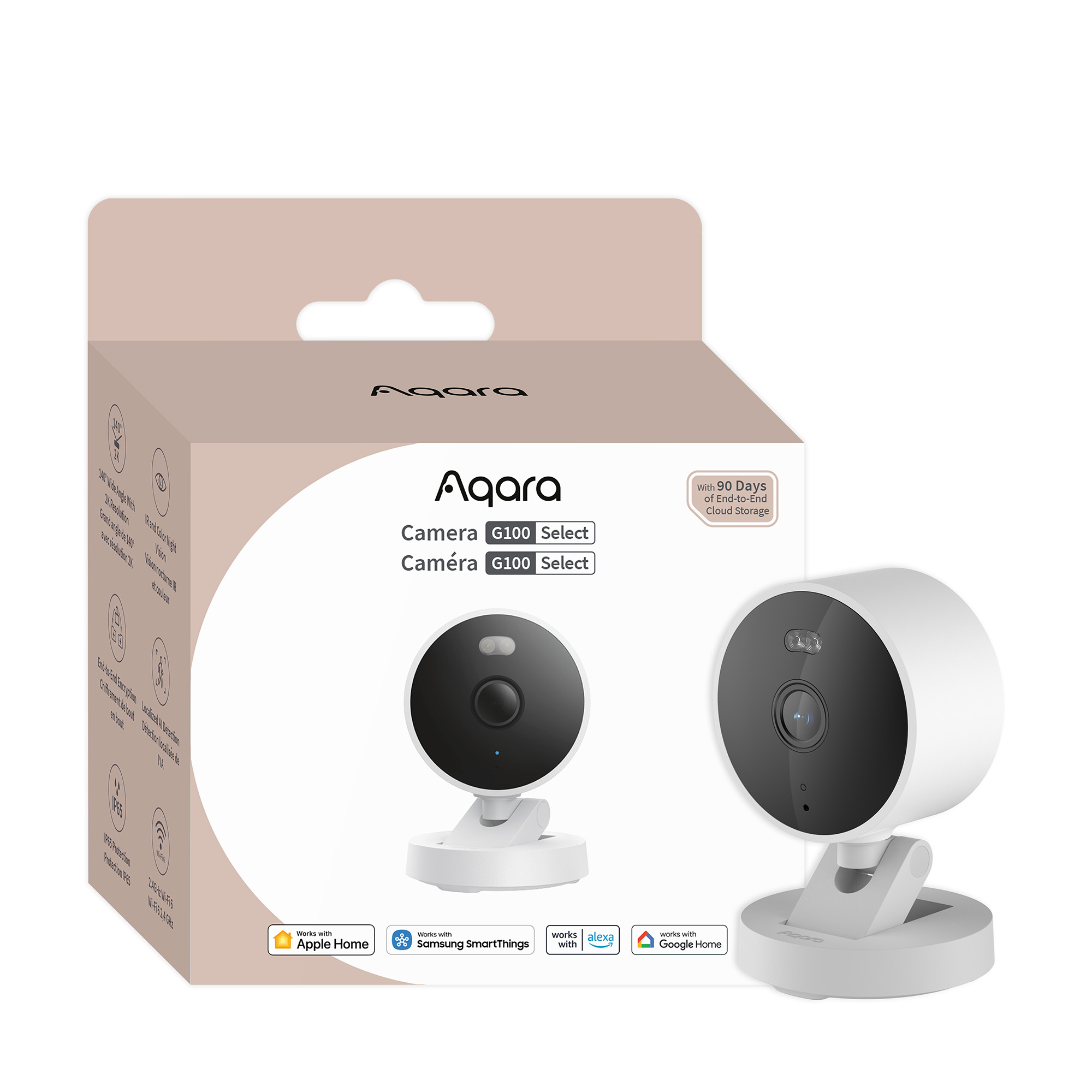 AQARA Camera G100 Select (CH-C08D) Beyaz 2K Güvenlik Kamerası — 1