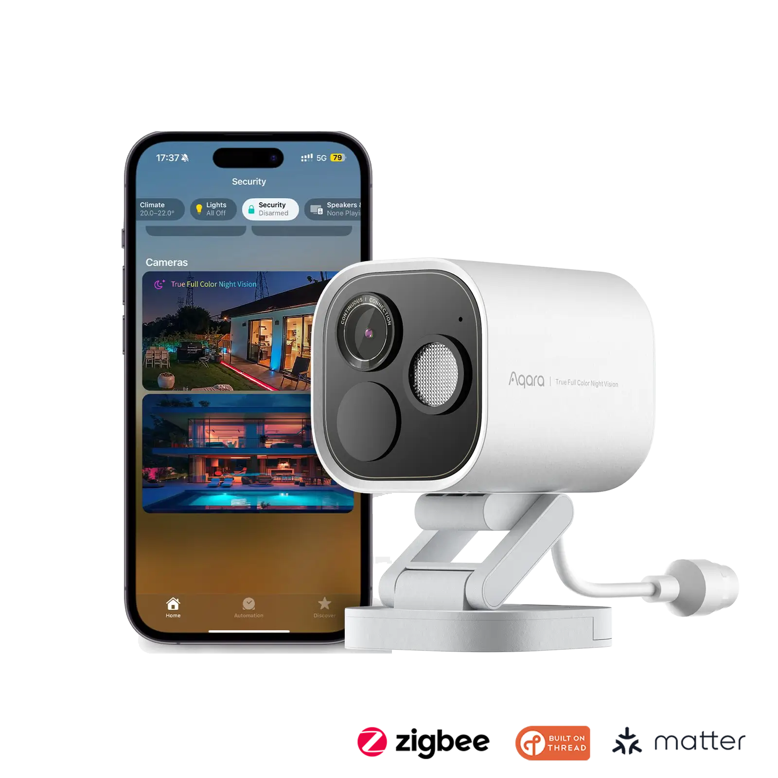 Aqara Camera Hub G5 Pro (PoE, Beyaz) - 2.6K AI Kamera ve Akıllı Ev — 1