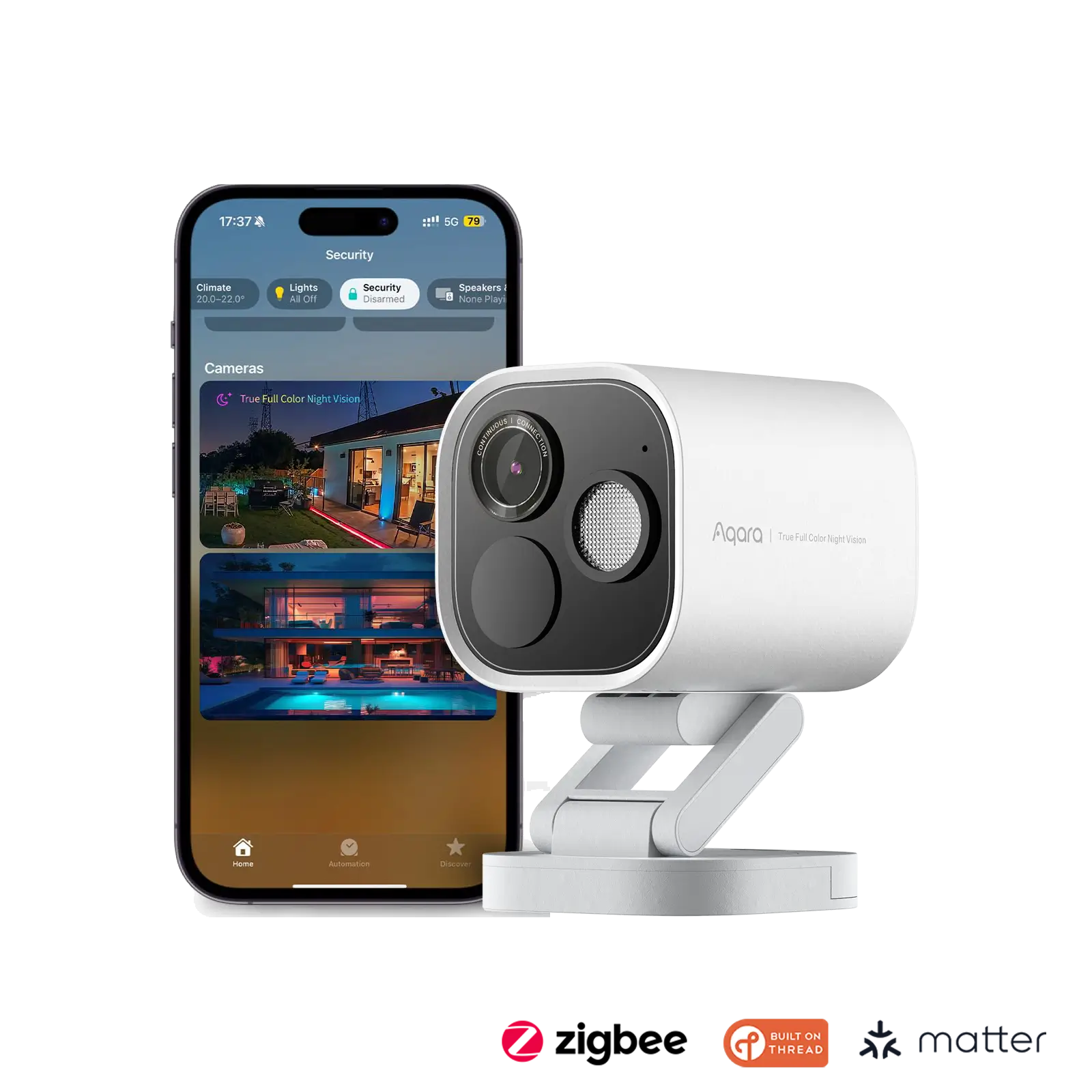 AQARA CH-C07D Camera Hub G5 Pro Wi-Fi Beyaz — 1