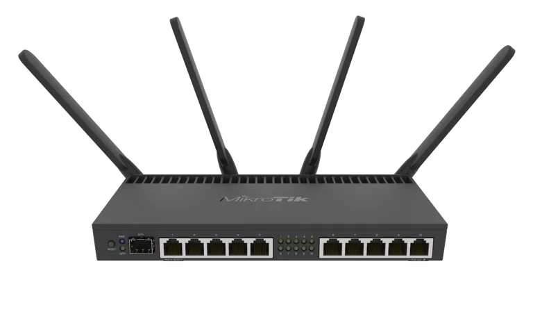MikroTik RB4011iGS+5HacQ2HnD-IN 10 Portlu Gigabit Router — 1