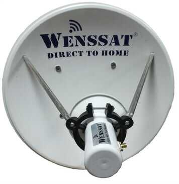 WENSSAT Parabolic Dish Antenna 27 dBi 5 GHz Compatible with MikroTik — 3
