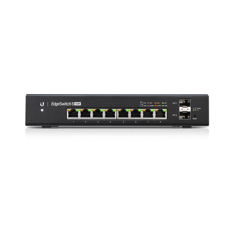 Ubiquiti ES-8-150W EdgeSwitch 8x Gigabit PoE+ 2x SFP 150W — 1