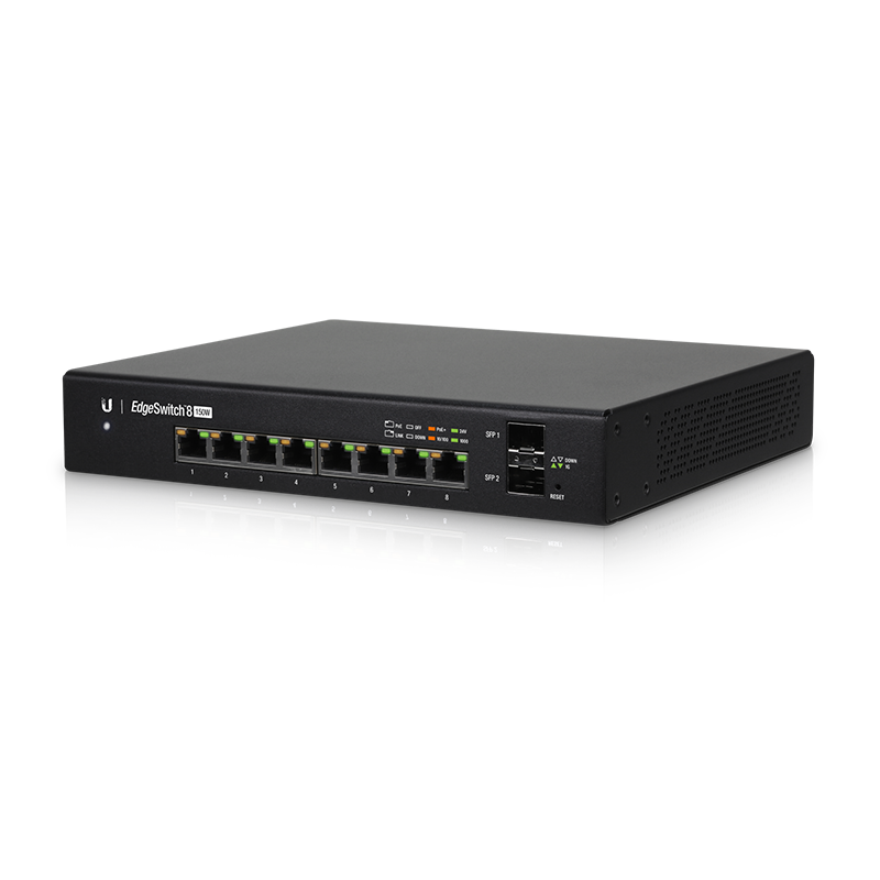 Ubiquiti ES-8-150W EdgeSwitch 8x Gigabit PoE+ 2x SFP 150W — 2