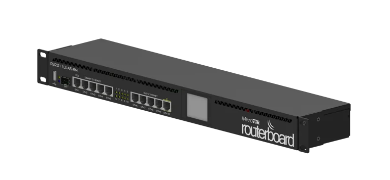 MikroTik RB2011UiAS-RM 10-Port RouterOS Network Device — 2