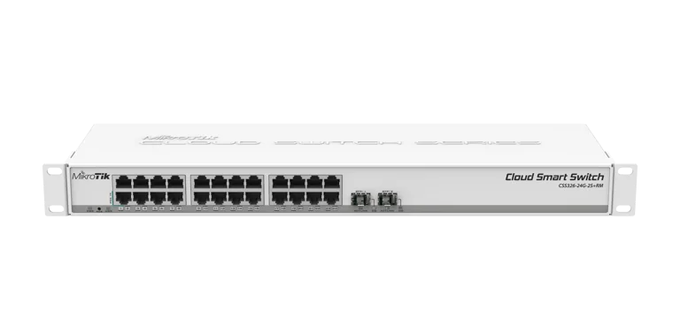 MikroTik CSS326-24G-2S+RM 24 Port Gigabit Yönetilebilir Switch — 1