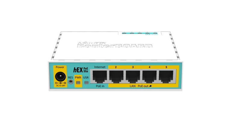 MikroTik RB750UPr2 hEX PoE lite Passive PoE Router — 1