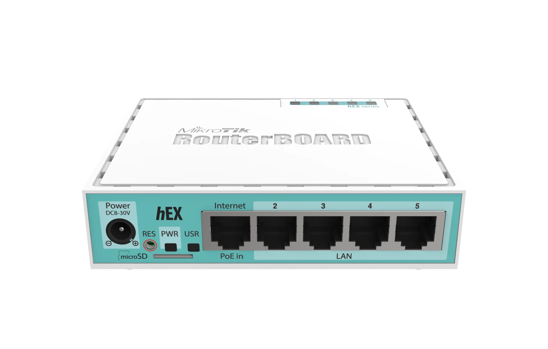 MikroTik RB750Gr3 hEX 5 Port Gigabit Ethernet Router — 1