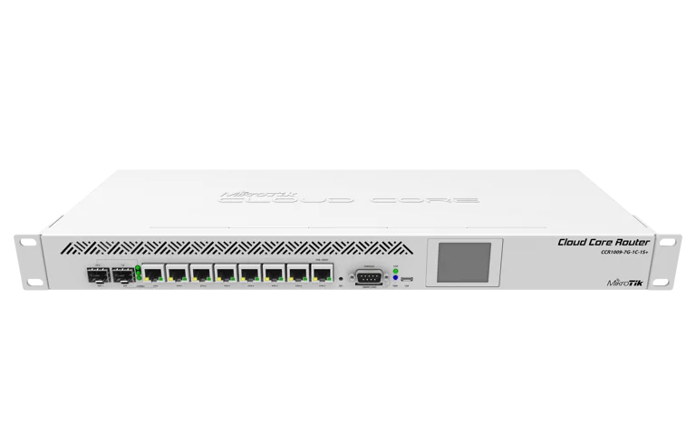 MikroTik CCR1009-7G-1C-1S+ 9-Core 1U Rack Router — 1