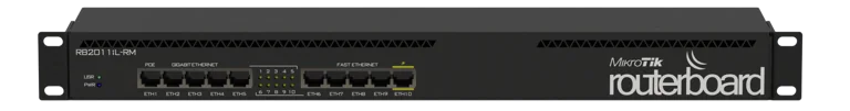 MikroTik RB2011iL-RM 1U Rackmount Router, 5x Gigabit + 5x Fast — 1