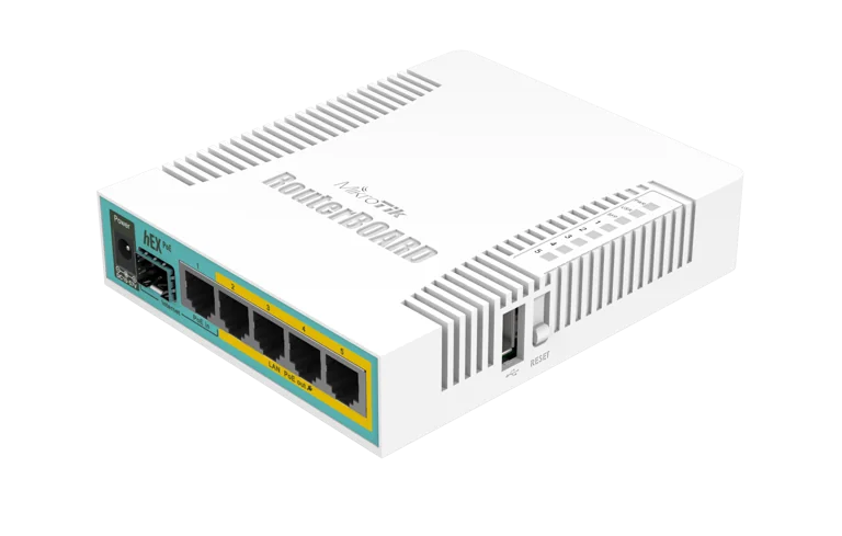 MikroTik RB960PGS hEX PoE 5-Port Gigabit Router — 1
