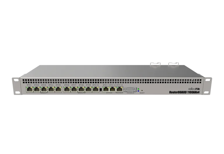 MikroTik RB1100AHx4 13 Port Gigabit Rackmount Router — 1