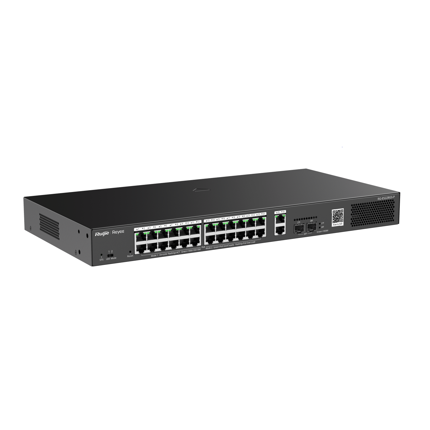 Ruijie Reyee RG-ES228GS-P 28 Port Gigabit PoE+ Yönetilebilir Switch — 3
