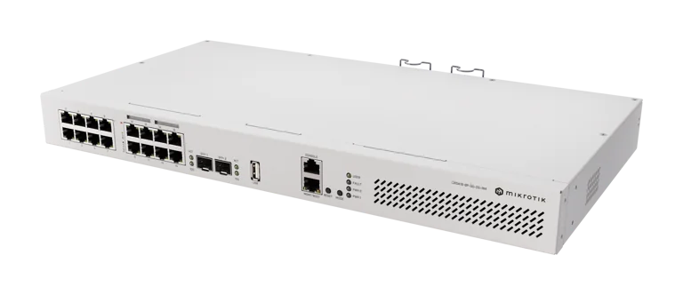 MikroTik CRS418-8P-8G-2S+RM L3 Managed Switch — 1