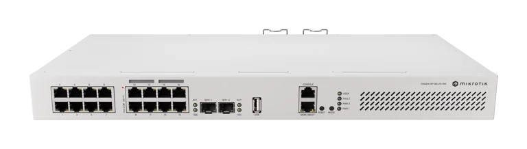 MikroTik CRS418-8P-8G-2S+RM L3 Managed Switch — 2
