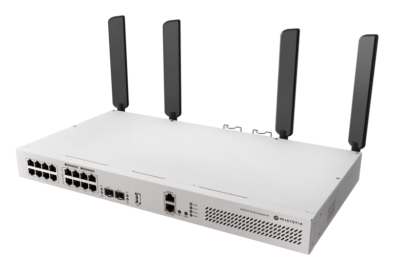MikroTik CRS418-8P-8G-2S+5axQ2axQ-RM L3 Managed Wi-Fi 6 Switch — 1